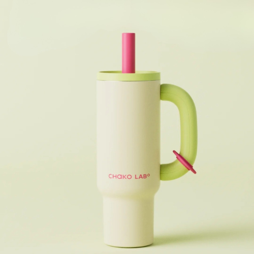 Bawang Ceramic Thermos cup in Lime