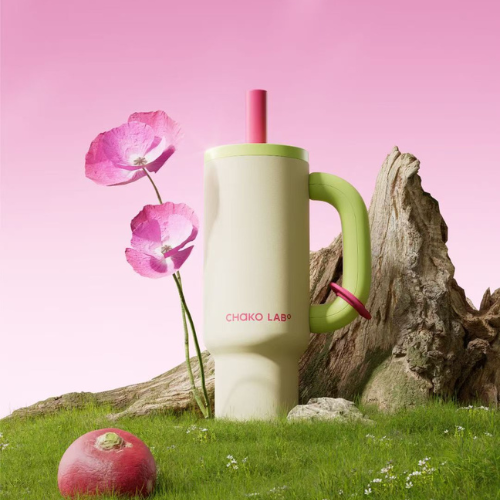 Bawang Ceramic Thermos cup in Lime