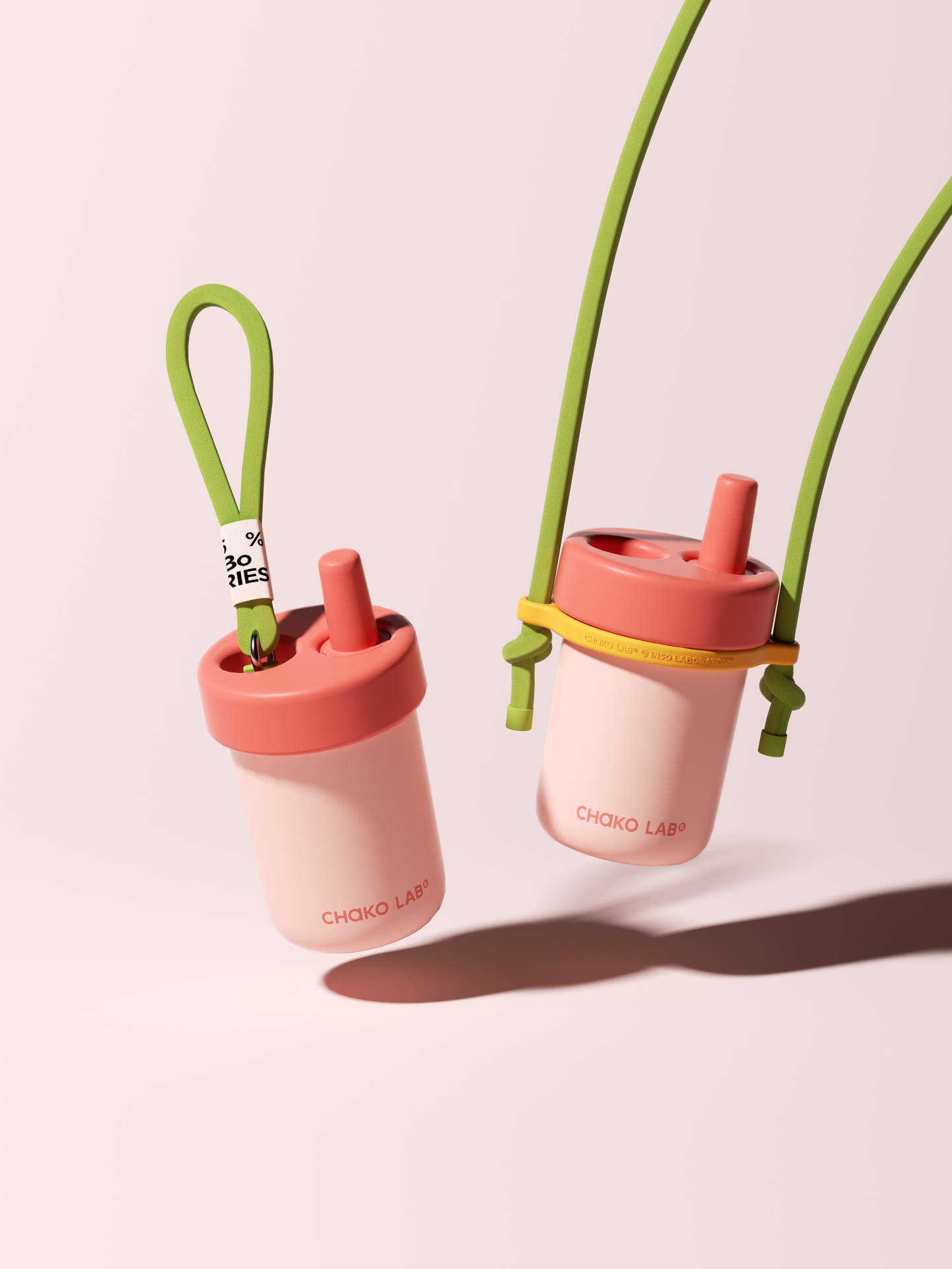 Bo Bo Straps (green string, yellow ring)
