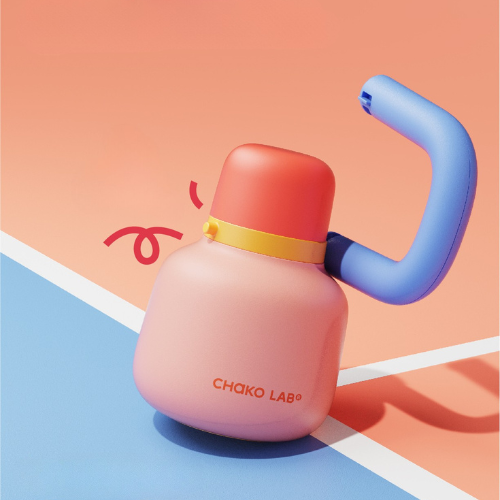 Hung Kettle in Rose Pink