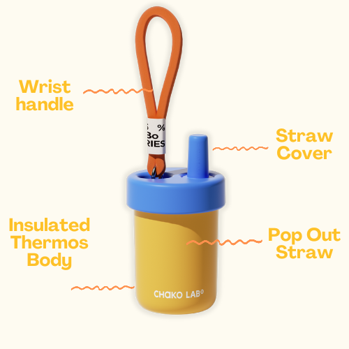 Bo Bo Thermos in Lemon