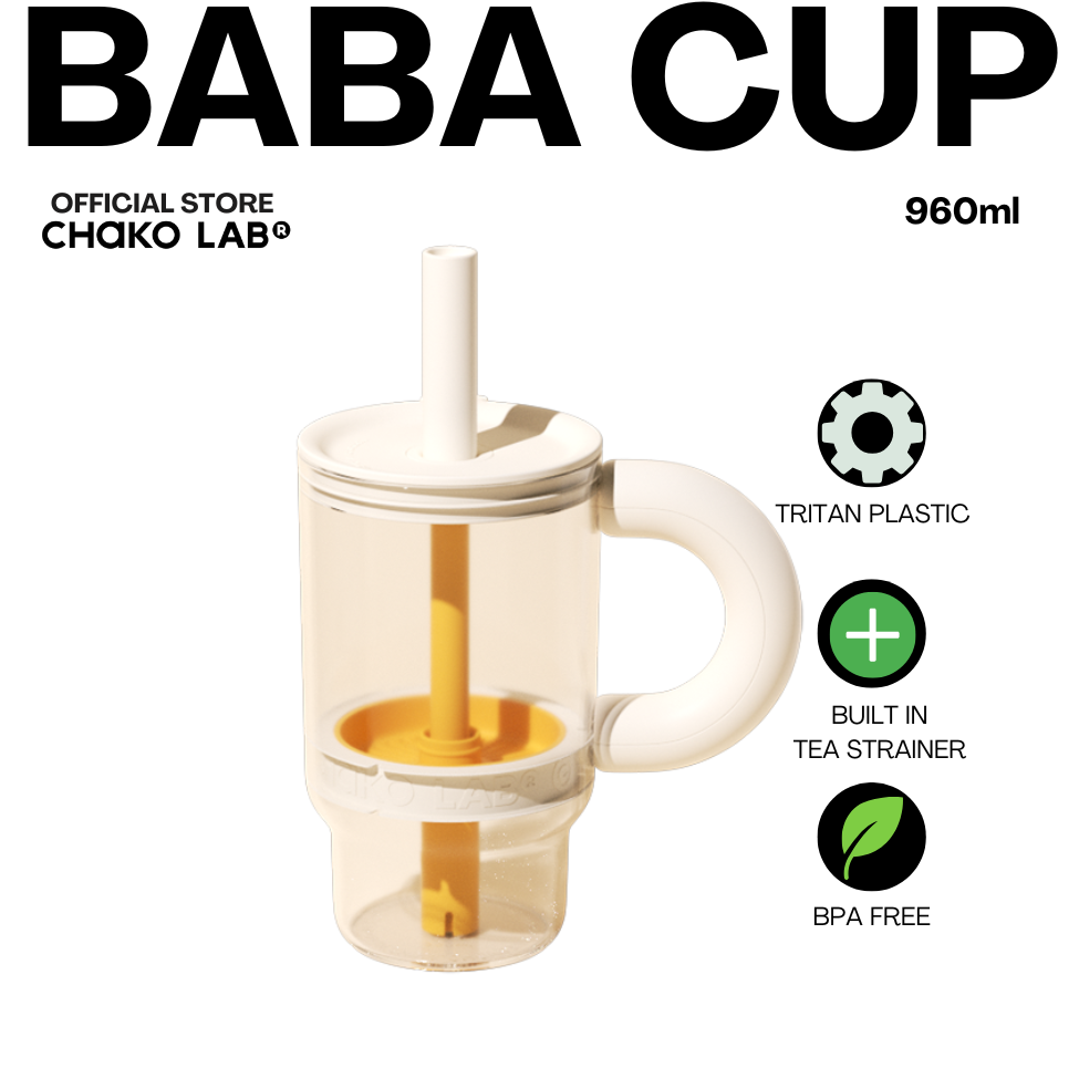 Chako Lab Baba Cup Tritan Tumbler in Cloud