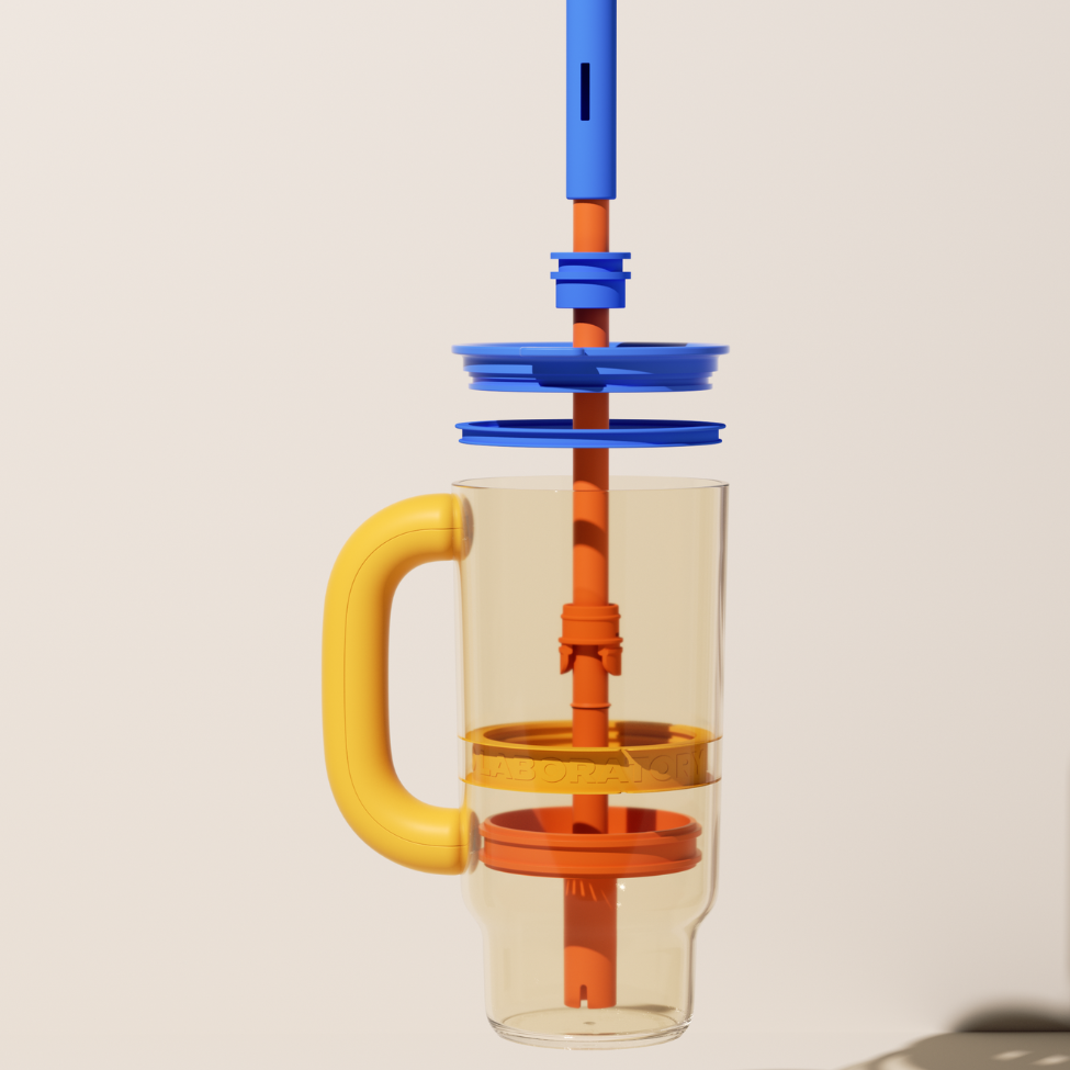 Chako Lab Baba Cup Tritan Tumbler in Lemon