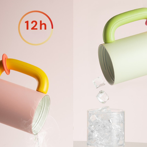 Bawang Ceramic Thermos cup in Lime