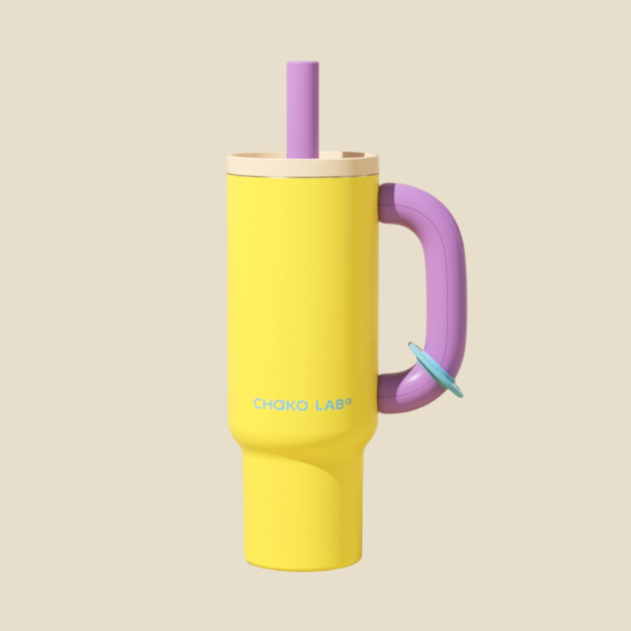 Bawang Ceramic Thermos cup in Eggtart