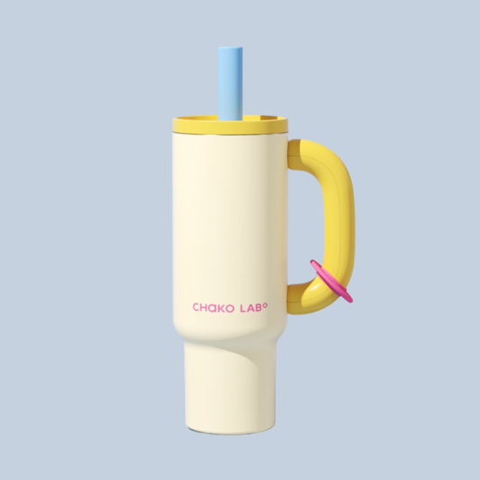 Bawang Ceramic Thermos cup in Banana