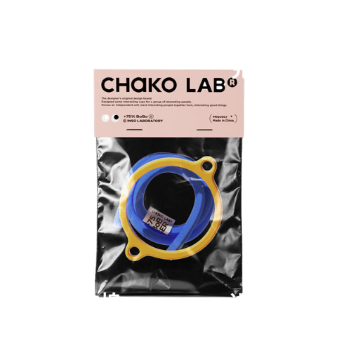Bo Bo Straps (blue strap, yellow ring)