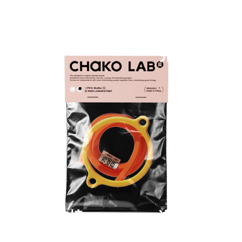 Bo Bo Straps (orange strap, yellow ring)