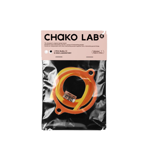 Bo Bo Straps (yellow strap, orange ring)