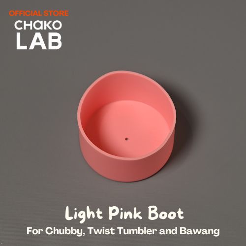 LIGHT PINK BOOT FOR BAWANG, TWIST TUMBLER, CHUBBY SERIES