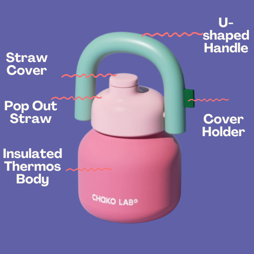 Lin Lin Thermos Raspberry