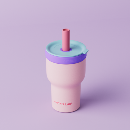 Chubby Tumbler Dual Layer in Peach