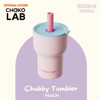 Chako Lab Chubby Tumbler Insulated Single Layer / Dual Layer with Glass Tumbler 570ml / 600ml