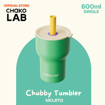 Chako Lab Chubby Tumbler Insulated Single Layer / Dual Layer with Glass Tumbler 570ml / 600ml
