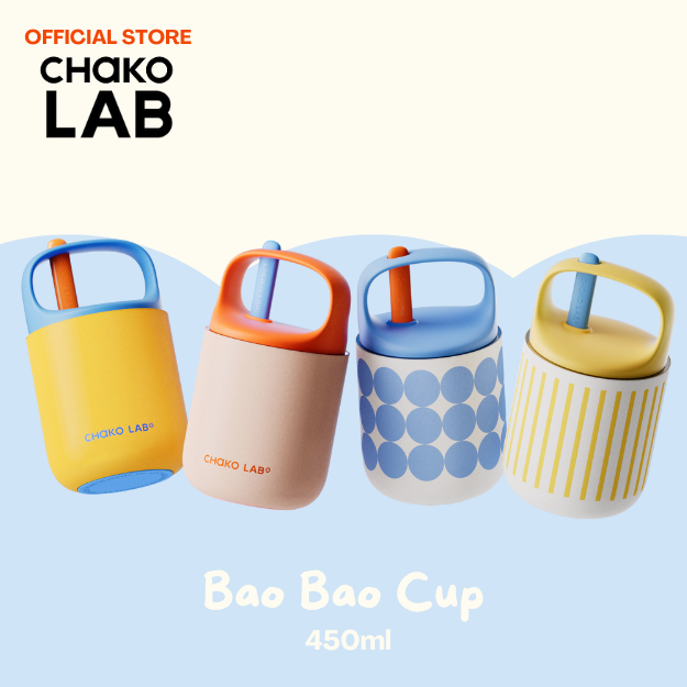 CHAKO LAB BAO BAO CUP INSULATED FOOD CONTAINER WITH SPOON