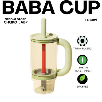 Chako Lab Baba Cup Tritan Tumbler in Basil