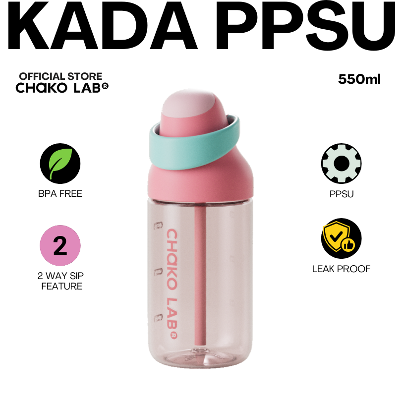Chako Lab Kada Cup PPSU Bottle 700ml and 550ml