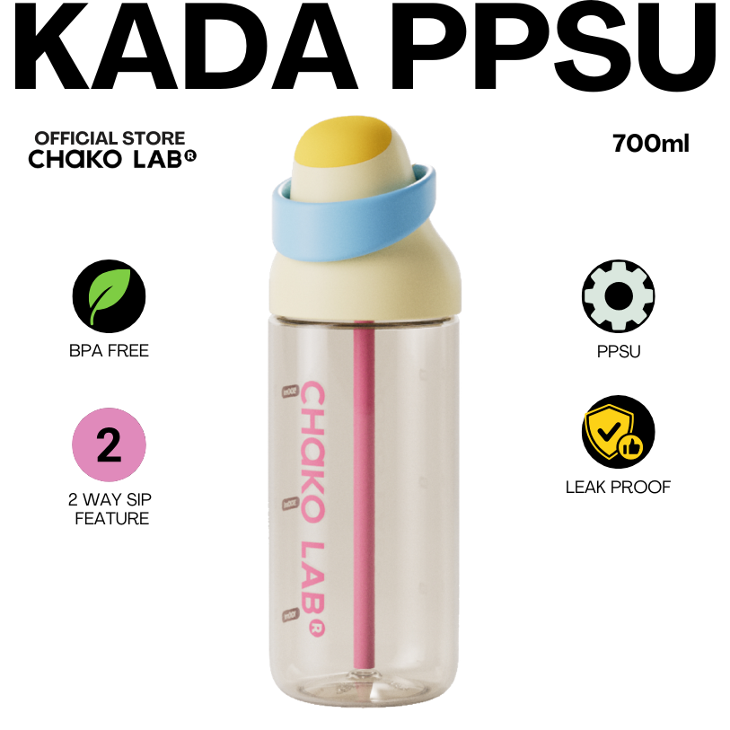 Chako Lab Kada Cup PPSU Bottle 700ml and 550ml