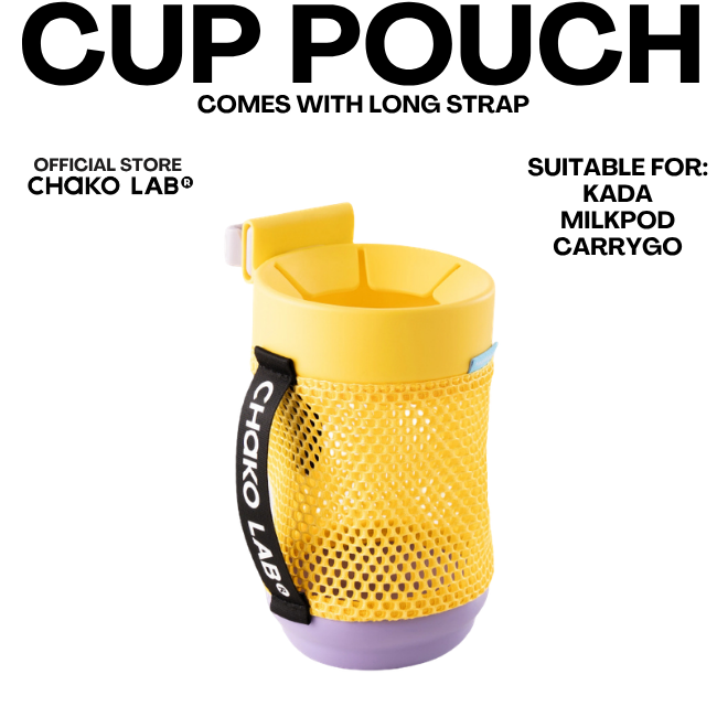 Chako Lab Cup Pouch fits Milk Pod Tumblers, KaDa Tritan, Stainless, Ceramic Stainless Tumblers, Carry Go tumblers