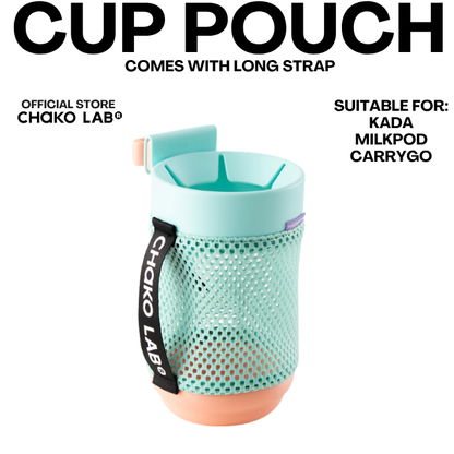Chako Lab Cup Pouch fits Milk Pod Tumblers, KaDa Tritan, Stainless, Ceramic Stainless Tumblers, Carry Go tumblers