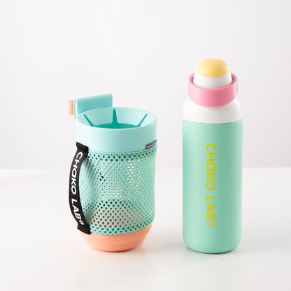 Chako Lab Cup Pouch fits Milk Pod Tumblers, KaDa Tritan, Stainless, Ceramic Stainless Tumblers, Carry Go tumblers