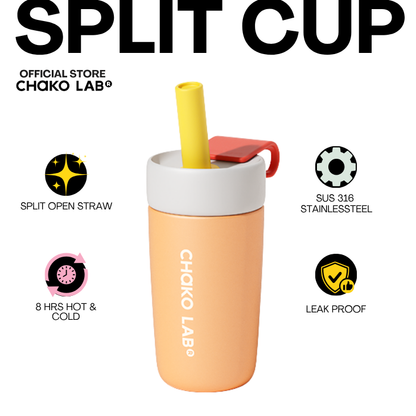 Chako Lab Split Cup 570ml Stainless SUS316 Insulated Tumbler with Straw
