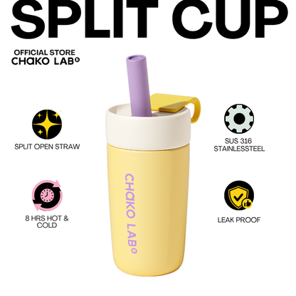 Chako Lab Split Cup 570ml Stainless SUS316 Insulated Tumbler with Straw