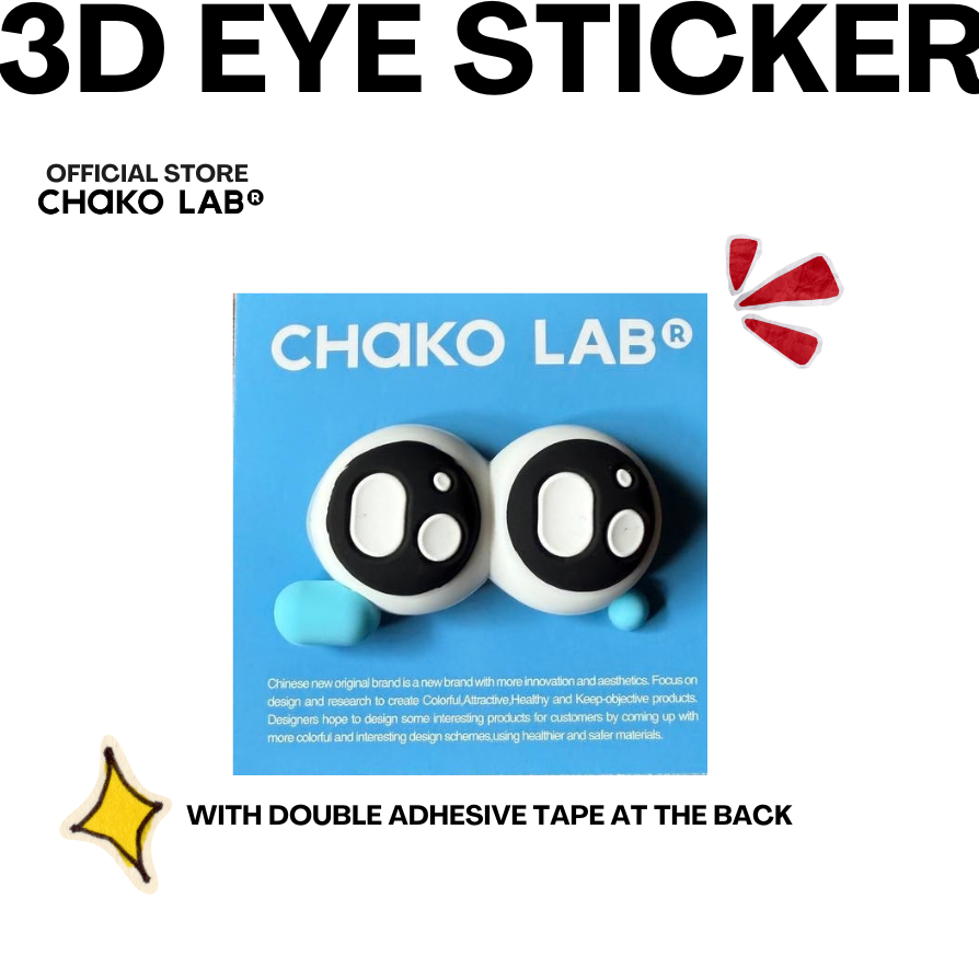 Chako Lab 3D Tumbler Sticker Mouth